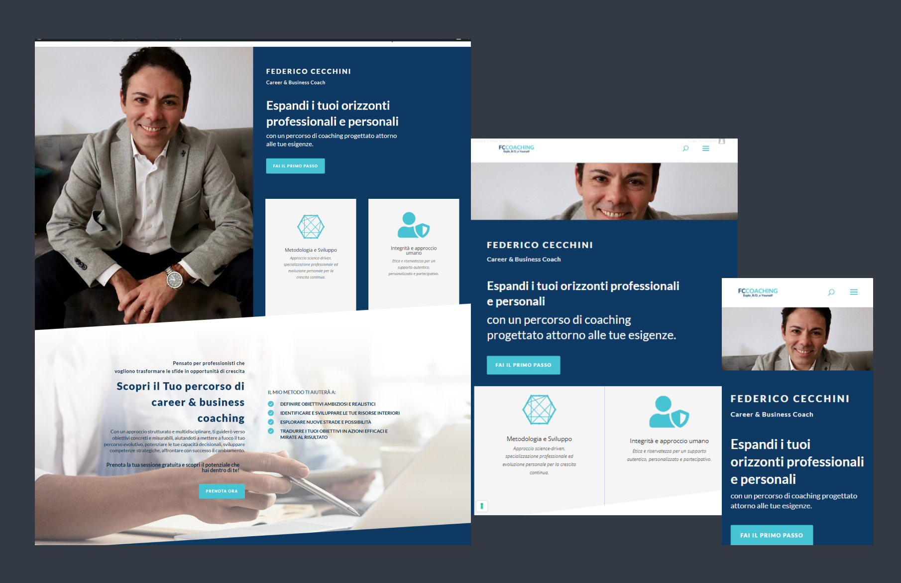 sito fccoaching dopo il restyling