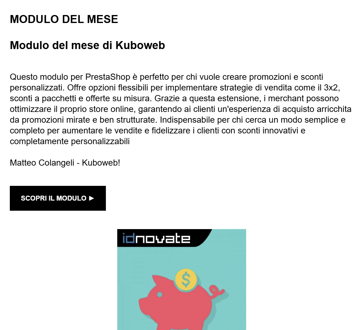 newsletter prestashop experts